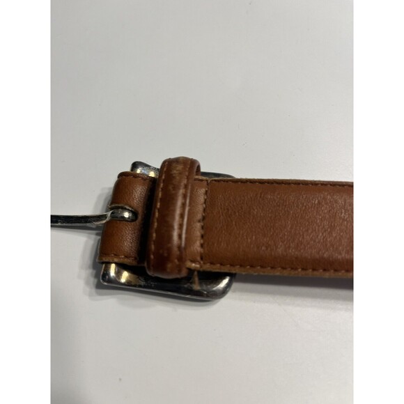 Vintage Coach British Tan Leather Belt 34 Made in the USA - Picture 4 of 16